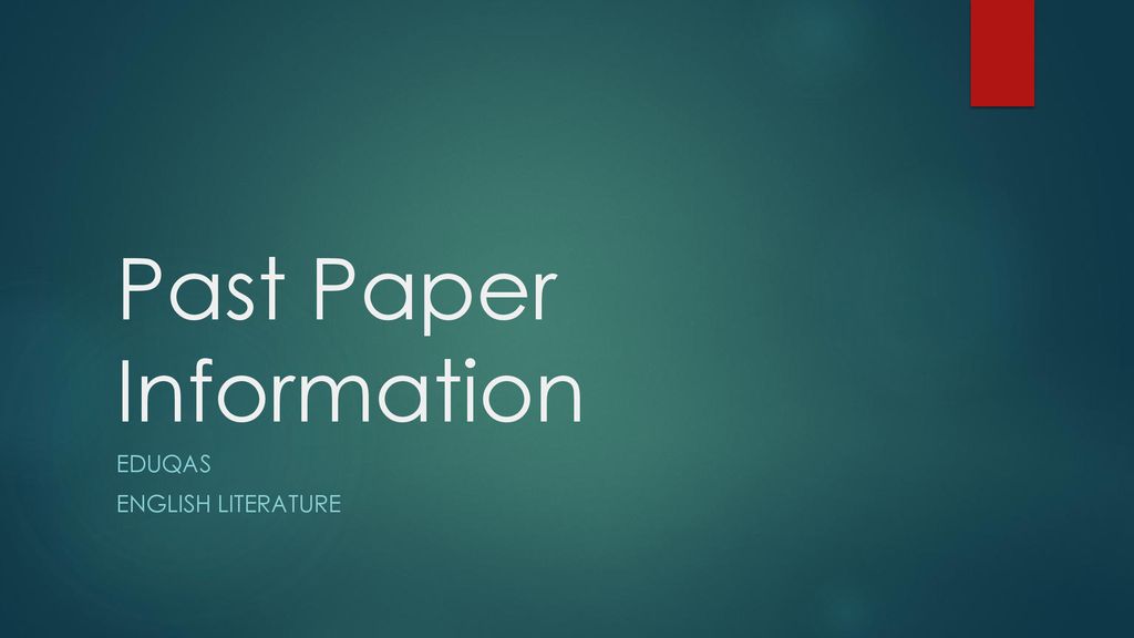 past-paper-information-ppt-download