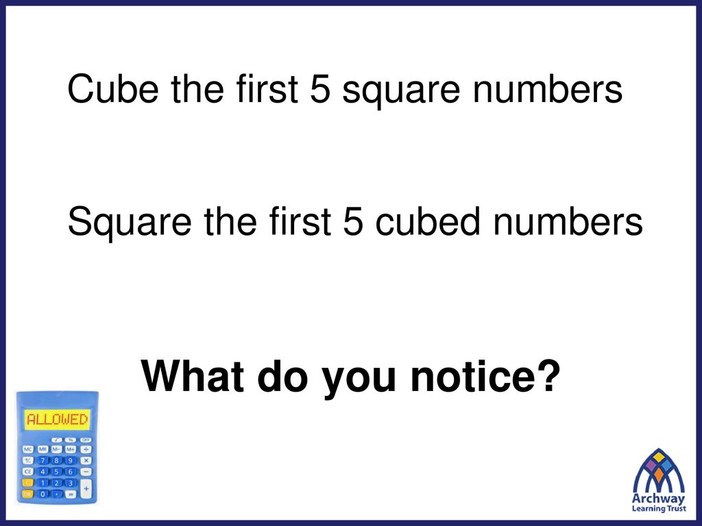 Cube The First 5 Square Numbers Ppt Download cube-the-first-5-square-numbers-ppt-download