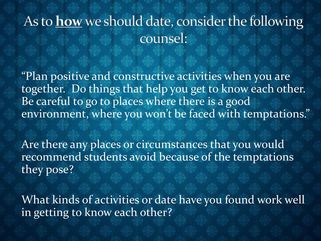 dating foundwork