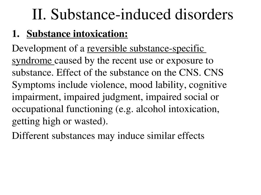 SUBSTANCE-RELATED DISORDERS - ppt download