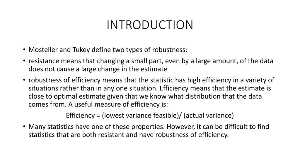 Robust Definition Stats