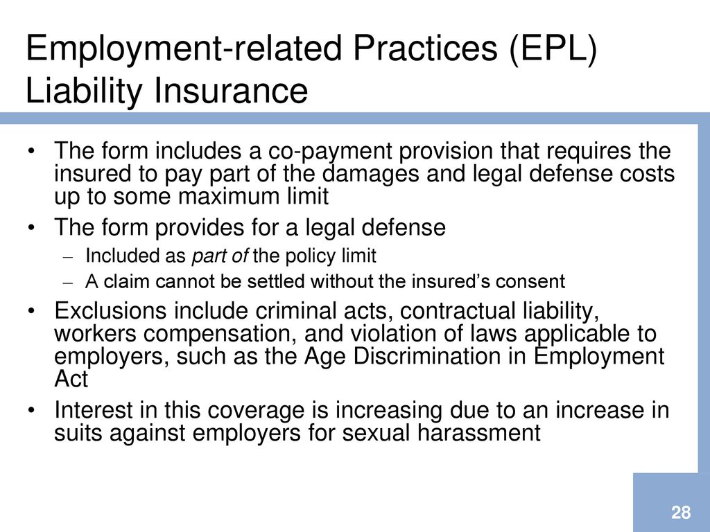 Chapter 26, Rejda (13th ed.) Commercial Liability Insurance - ppt download