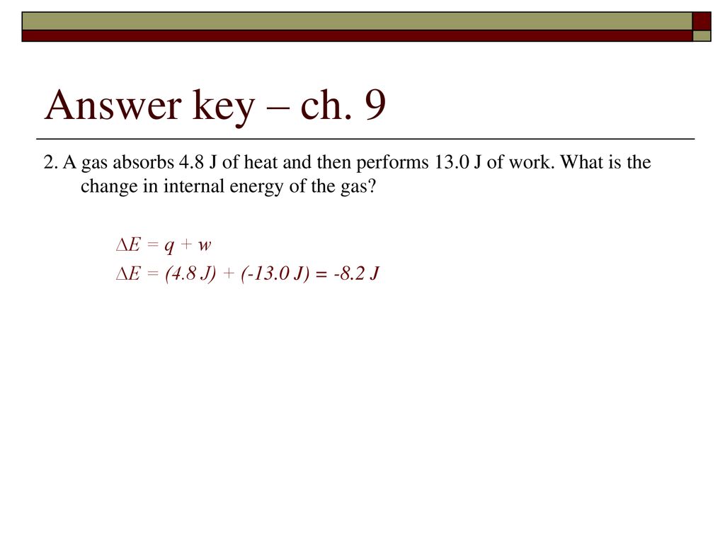Welcome To Chem 1b Thermo Chemistry Ppt Download