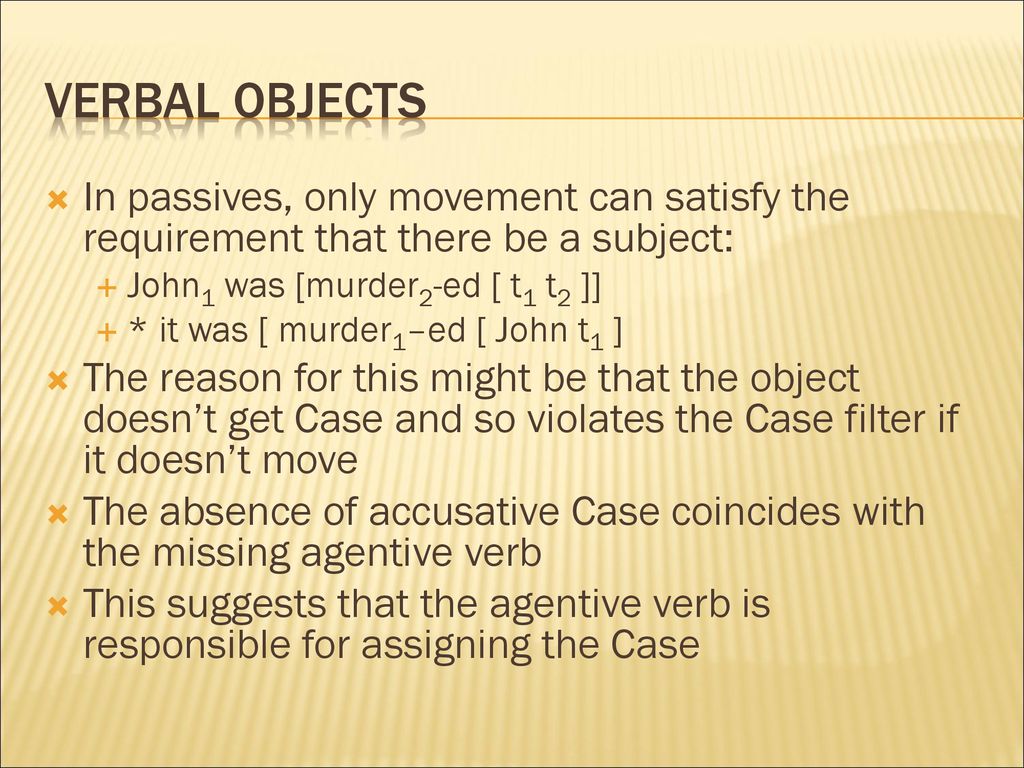 Lecture 3:Case Theory Advanced Syntax. - ppt download