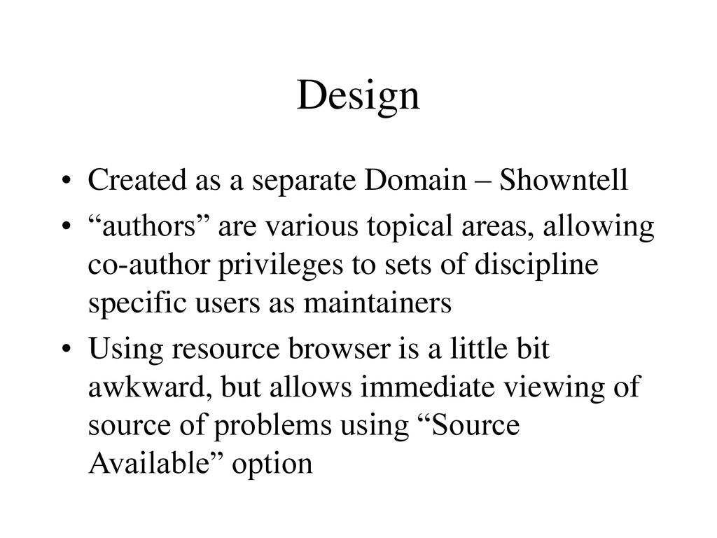 Show and tell a work in progress ppt download