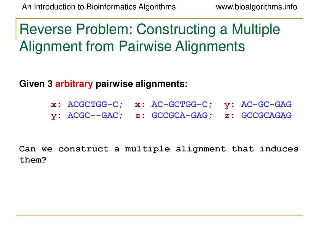 Multiple Sequence Alignment Ppt Download