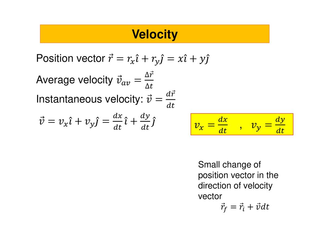 Lecture 4 Motion In Two Dimensions Ppt Download