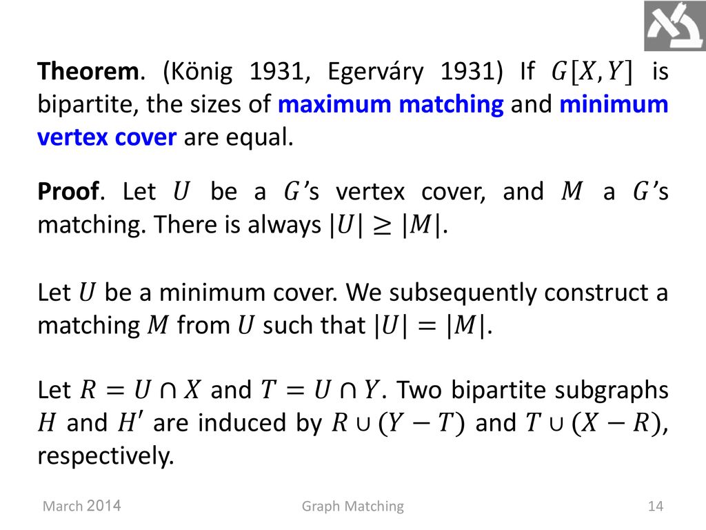 Graph Matching Shmuel Wimer Prepared And Instructed By Ppt Download