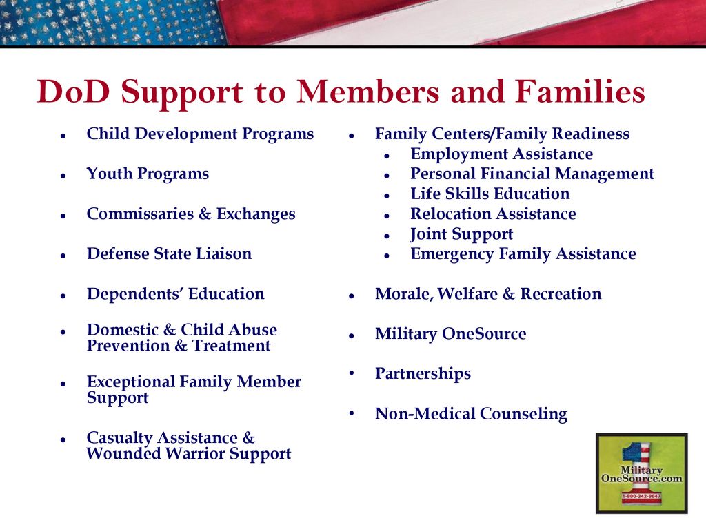 Military Family Support - ppt download