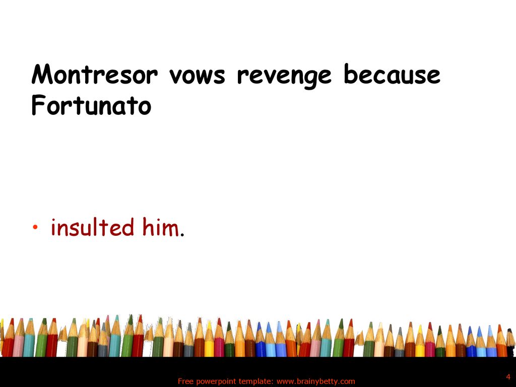 how are montresor and fortunato alike