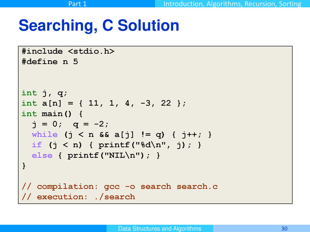 Data Structures And Algorithms Part 1 Ppt Download