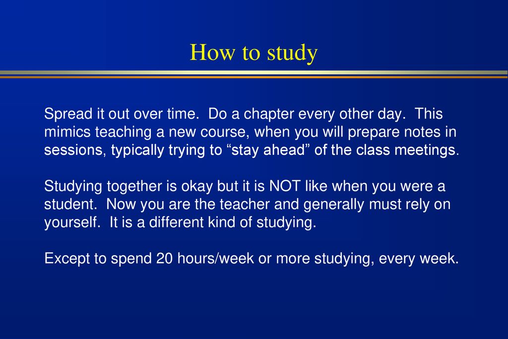 Studying for the PhD Qualifying Exam - ppt download