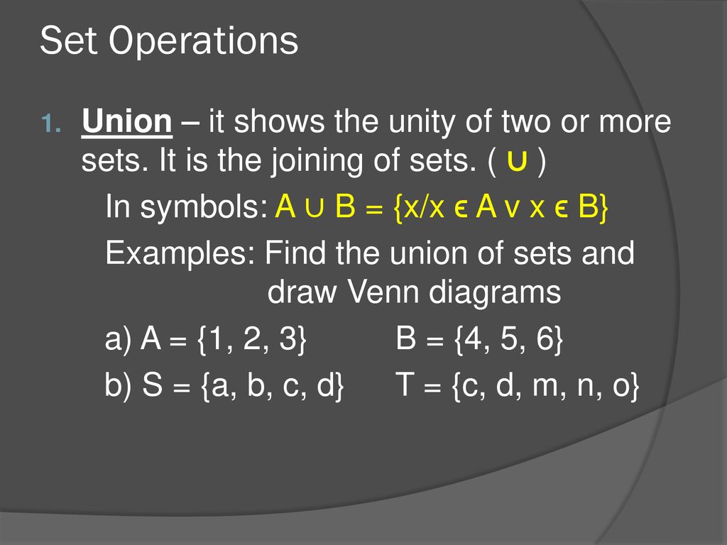 Set Theory Ppt Download