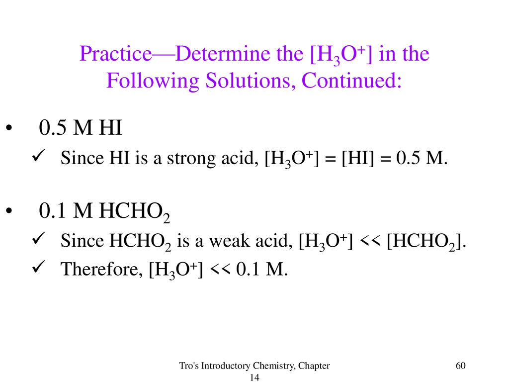 Is hcho2 a strong acid