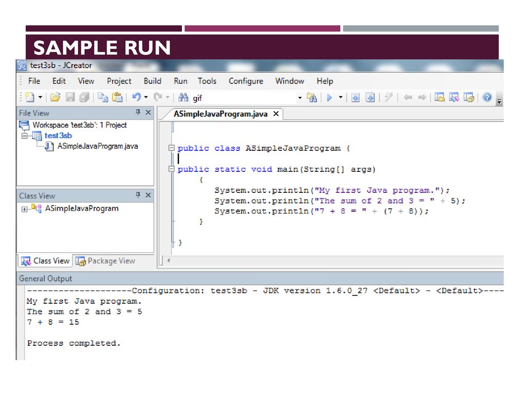 Chapter 3 GC 101 Java Fundamentals. - ppt download