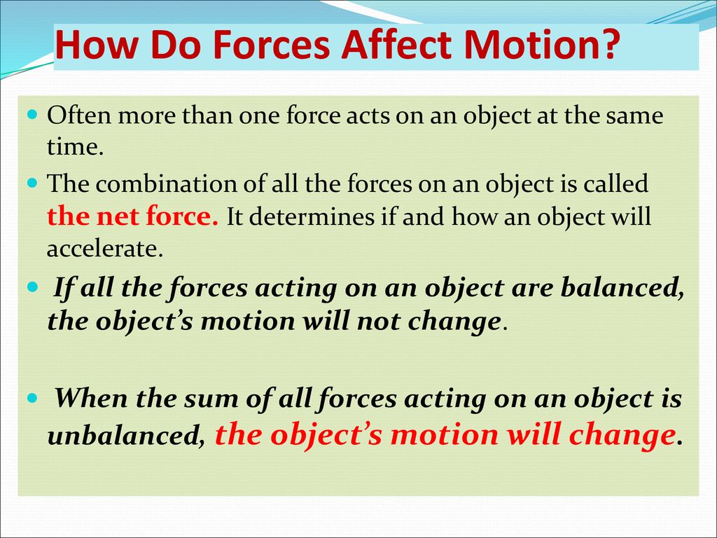 Essential question how do objects react to forces ppt download