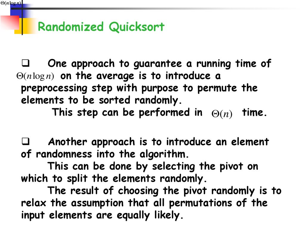 Randomized Algorithms - ppt download