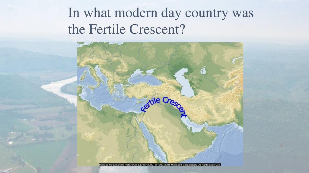 fertile crescent map modern countries