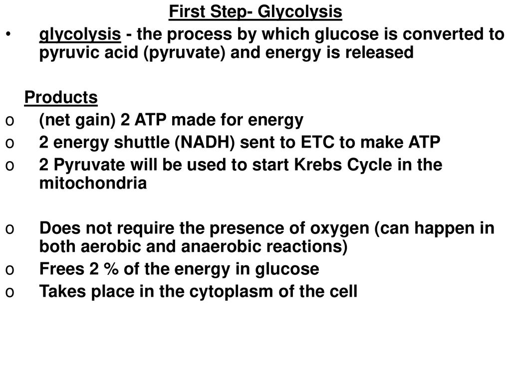 Cellular Respiration Chapter ppt download