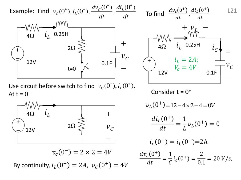 Chapter 8 Second Order Circuits Ppt Download