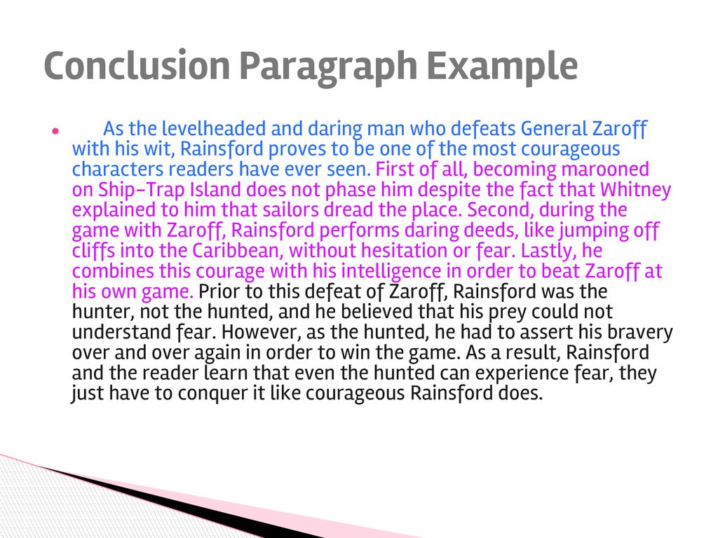 How to Write a Conclusion Paragraph - ppt download