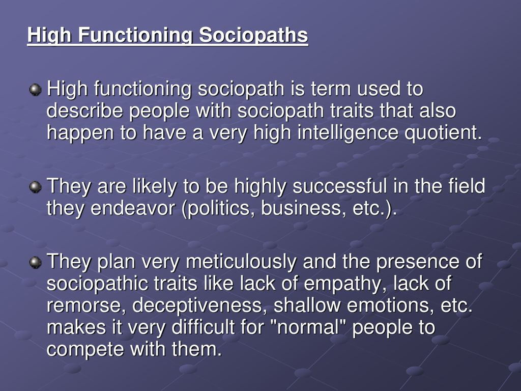 What is sociopath meaning