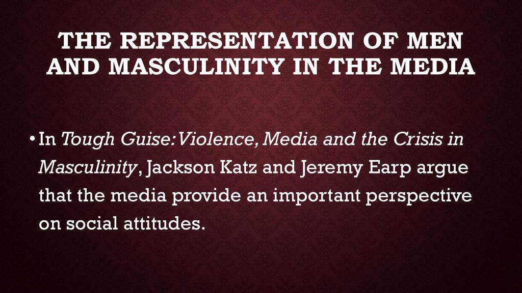 tough guise violence media & the crisis in masculinity