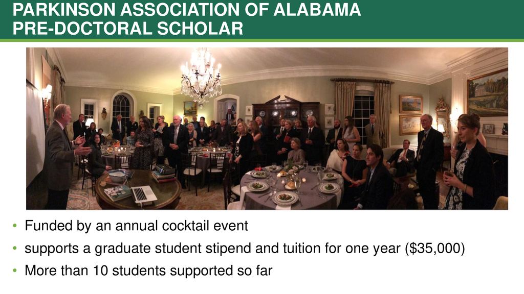 Parkinson Association of Alabama Pre-doctoral Scholar