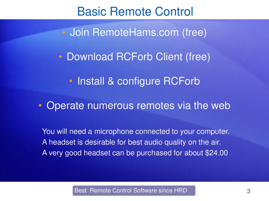 Operating Remotely Via The Internet - ppt download