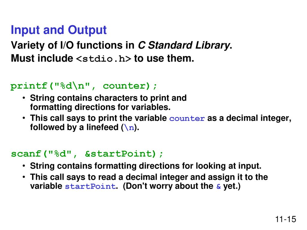 Chapter 11 Programming in C - ppt download