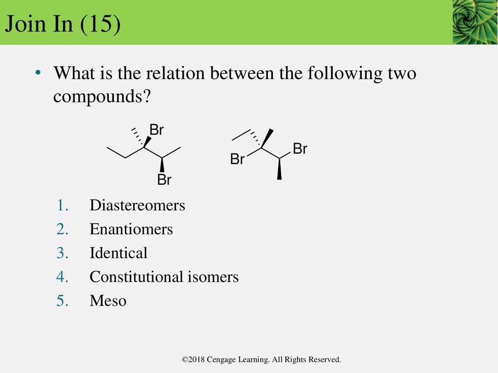 Chapter 3 Stereoisomerism And Chirality Ppt Download