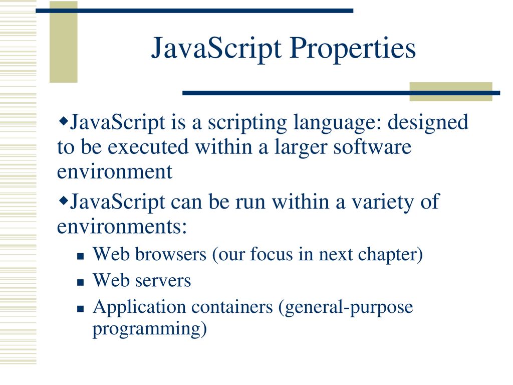 Chapter 4 Client-Side Programming: the JavaScript Language - ppt download