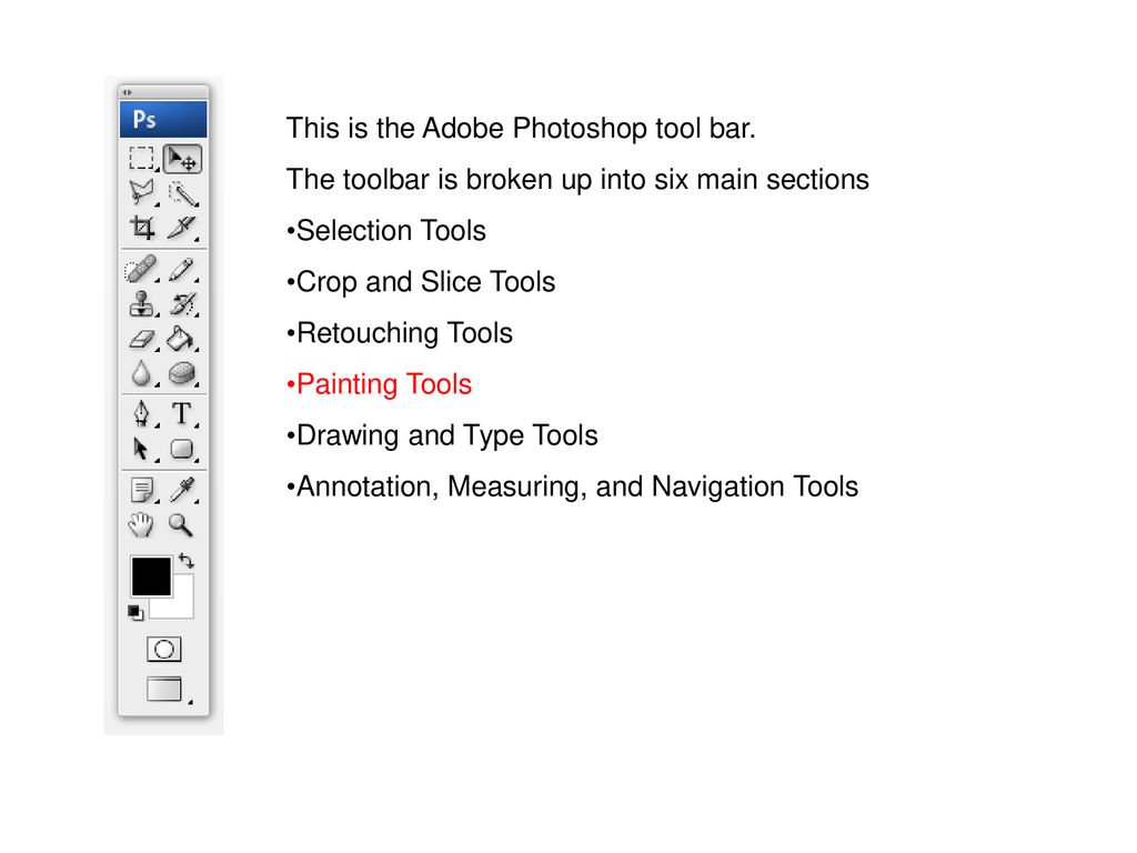 This is the Adobe Photoshop tool bar. - ppt download