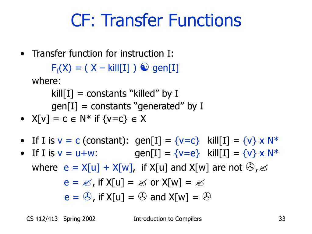 Lecture 22 Using Dataflow Analysis 15 Mar Ppt Download