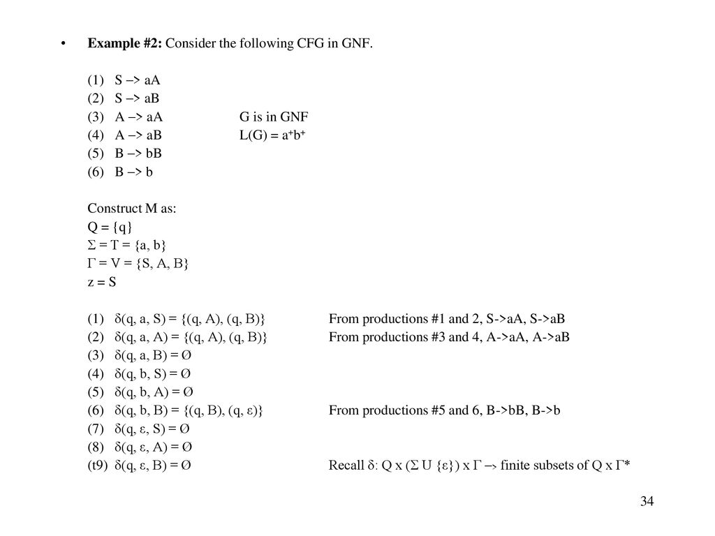 Pushdown Automata Reading Chapter Ppt Download
