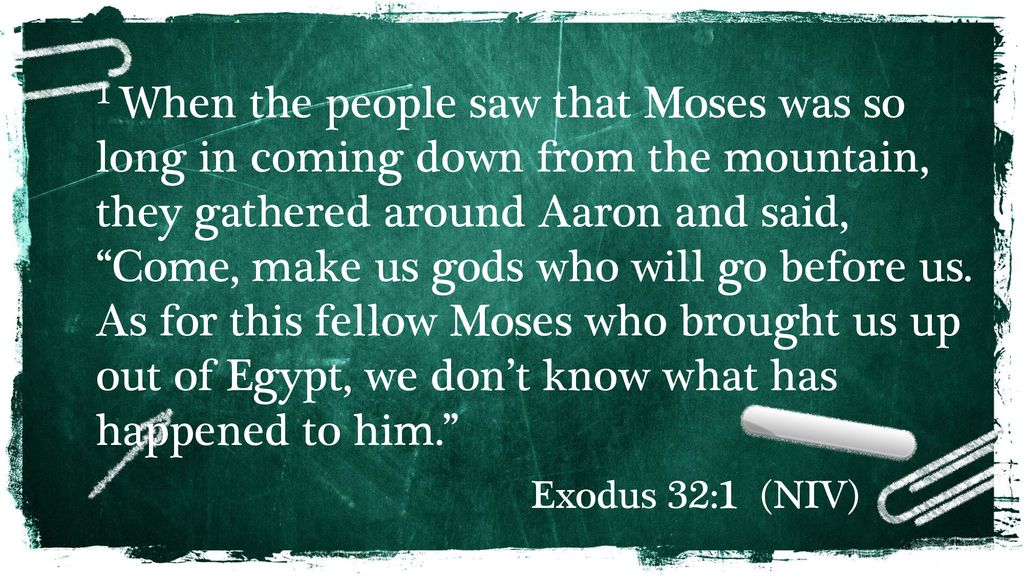 The Audacity of Apostasy Exodus 32: ppt download