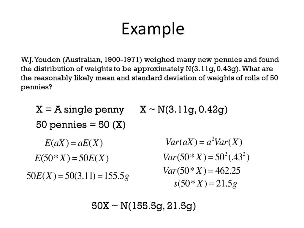 Rules For Random Variables Ppt Download