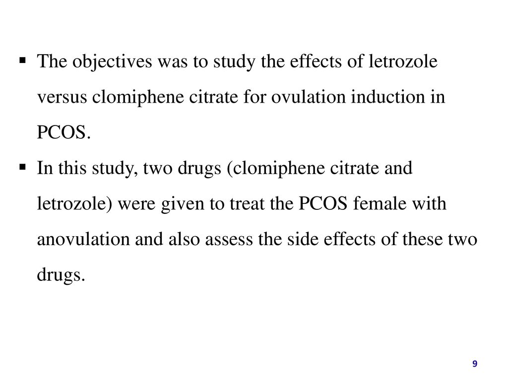 Effects Of Letrozole Versus Clomiphene Citrate For Ovulation