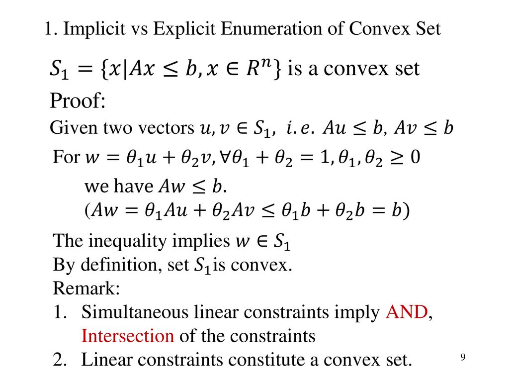Cse3b Convex Optimization Lecture 2 Convex Set Ppt Download