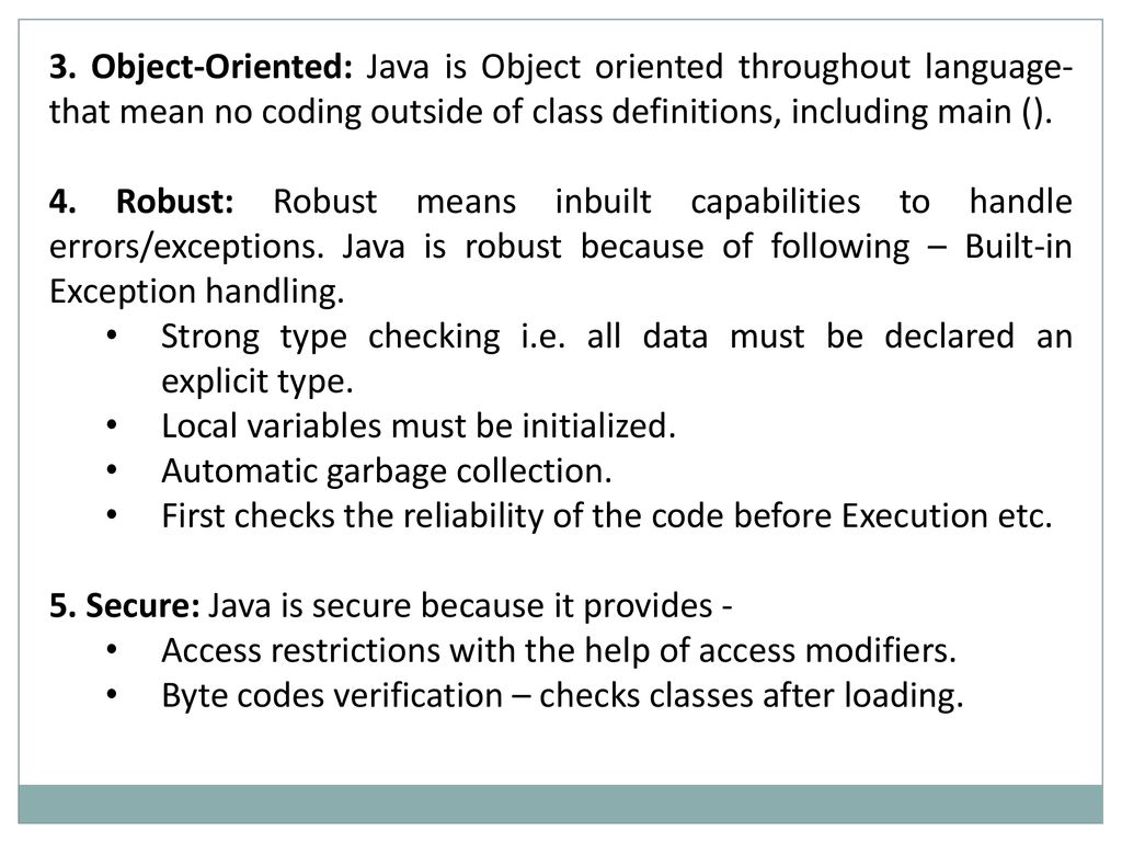 Object Oriented Programming with Java - ppt download