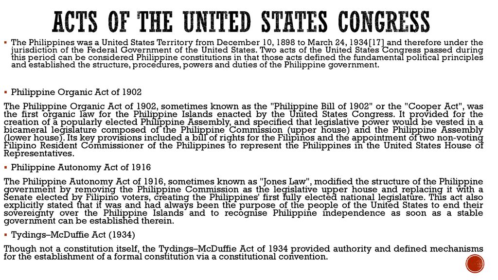 Acts of the United States Congress
