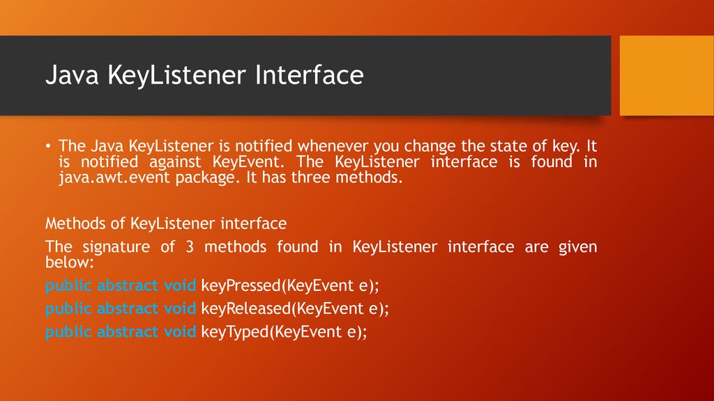 JAVA AWT and Events Part ppt download