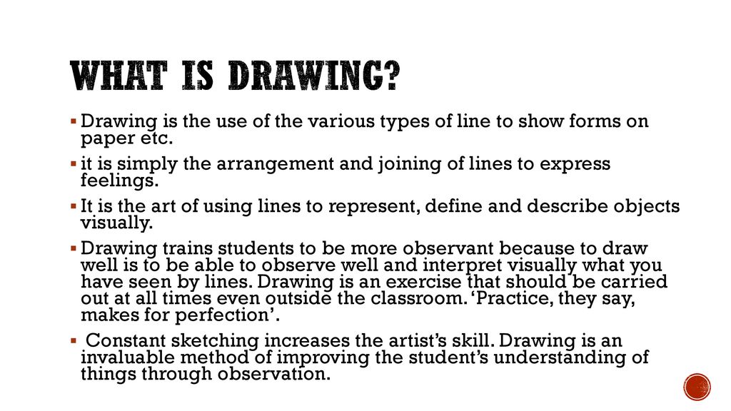 A Definition of Drawing