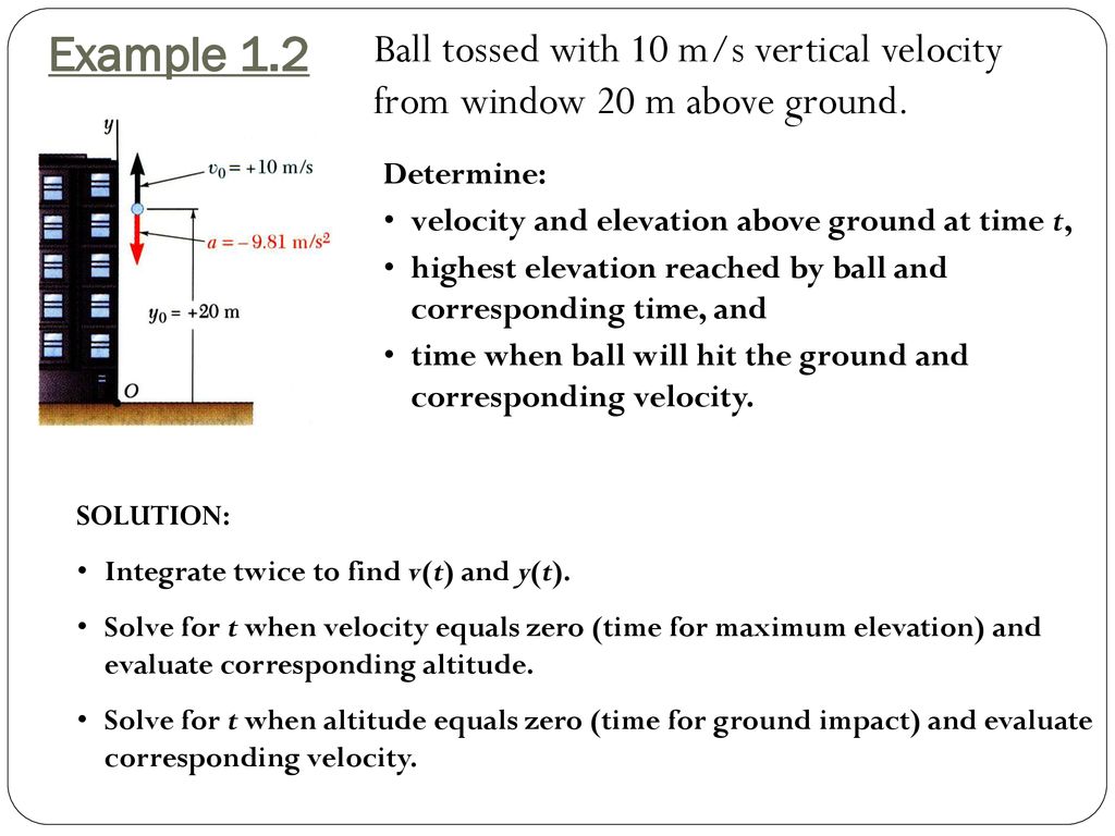 Introduction Kinematics Particles Study Of The Geometry Of Motion Ppt Download