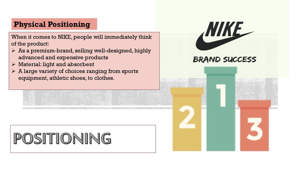 consonante plan de ventas simpatía Segmenting Targeting positioning of Nike - ppt download