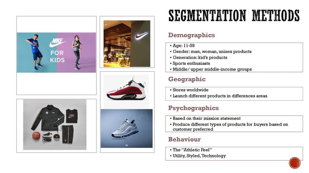 Continuo Óptima peine Segmenting Targeting positioning of Nike - ppt download
