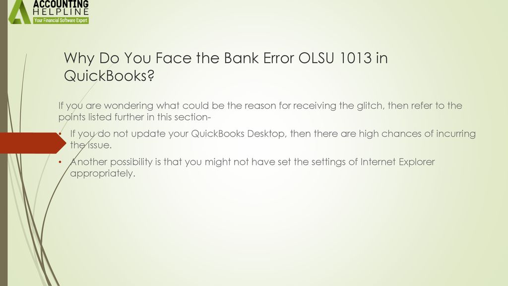 How to quickly remove quickbooks error olsu 1013 ppt download