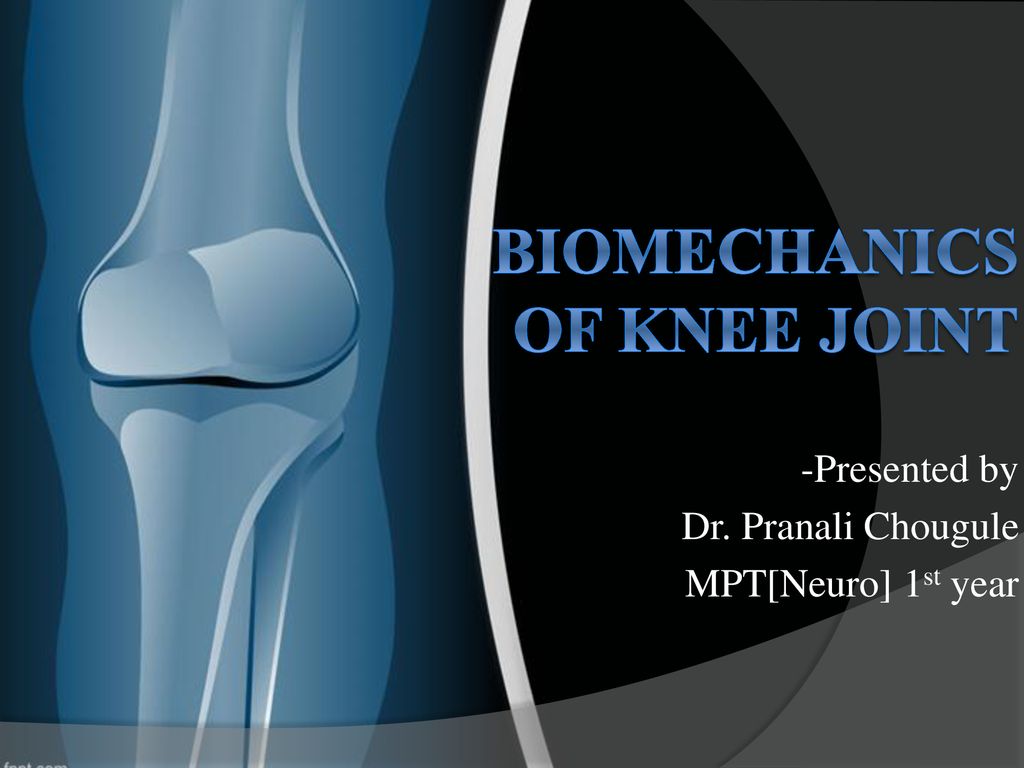 Biomechanics of Knee Joint Biology Diagrams