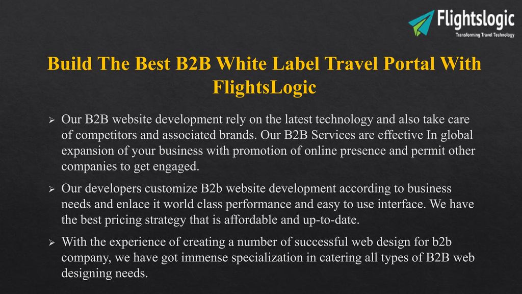 B2B Website Development - ppt download