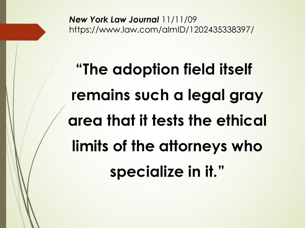 New York Law Journal 11/11/09